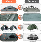 Tent Automatic 3 Man Person Instant Pop Up