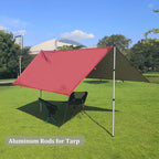 Tent Poles Camping for Tarp Awning Canopy Porch