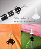 Tent Poles Camping for Tarp Awning Canopy Porch