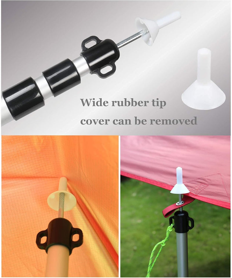 Tent Poles Camping for Tarp Awning Canopy Porch