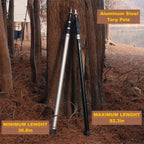 Tent Poles Camping for Tarp Awning Canopy Porch