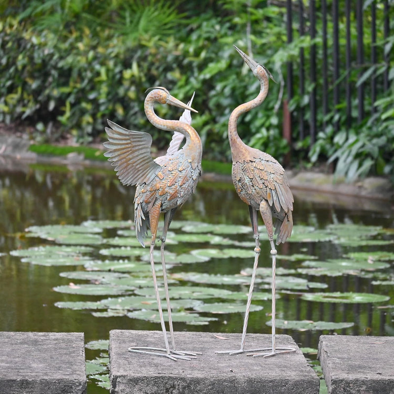 Large Crane Garden Ornaments