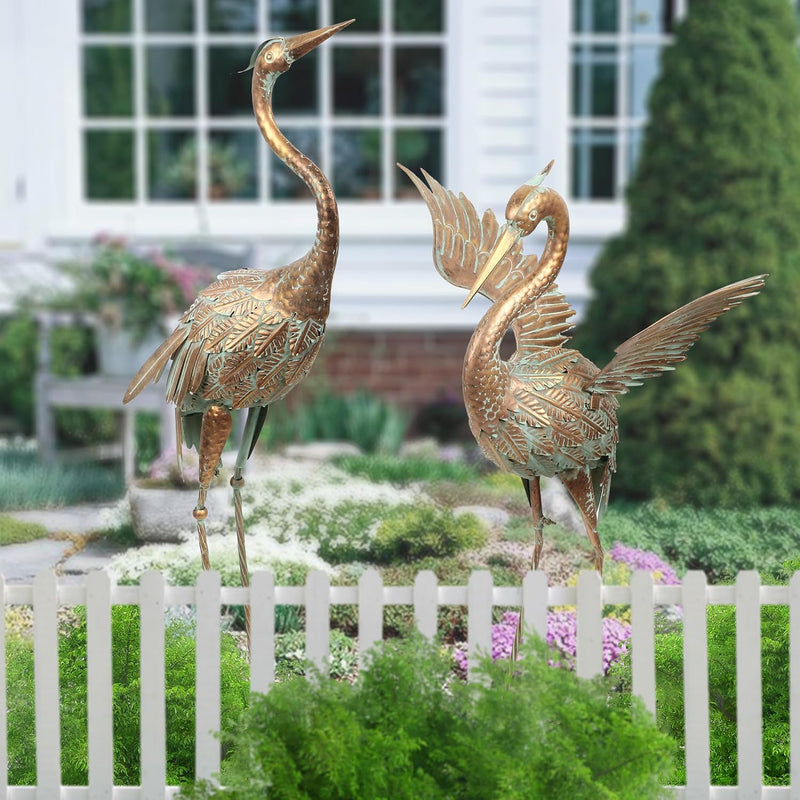 Large Crane Garden Ornaments