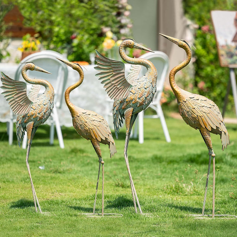 Large Crane Garden Ornaments