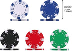 Texas Holdem Poker Chips Set with Aluminum Case