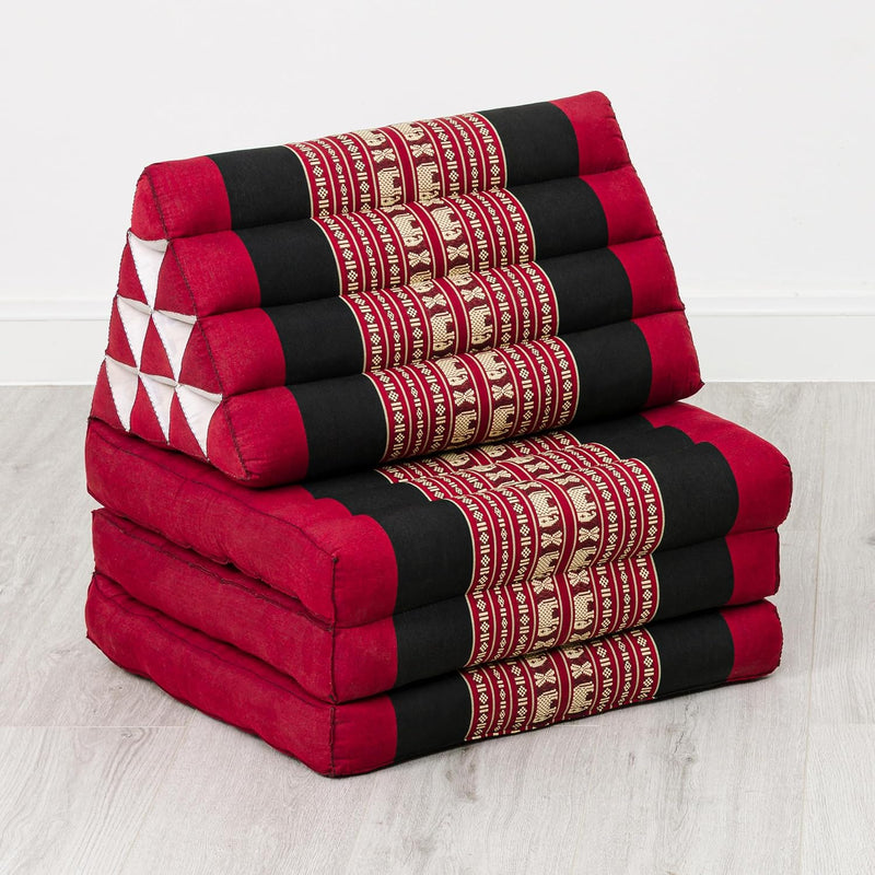 Thai Cushion with 3 Seat Rests 69x20x3.1″ Triangle