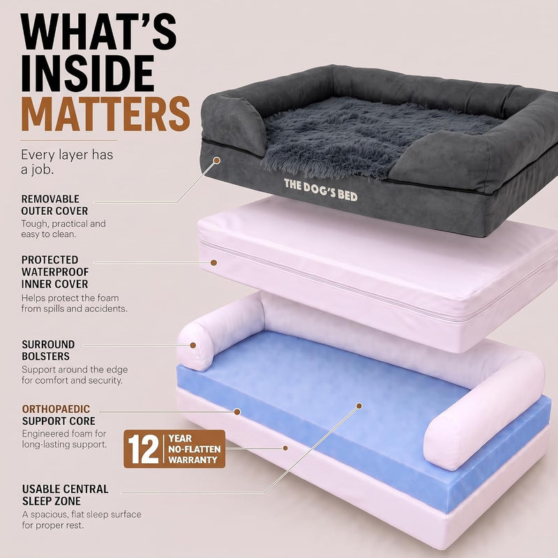 The Dog’s Bed Orthopaedic Memory Foam Dog