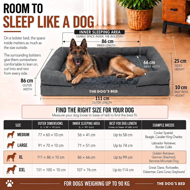 The Dog’s Bed Orthopaedic Memory Foam Dog