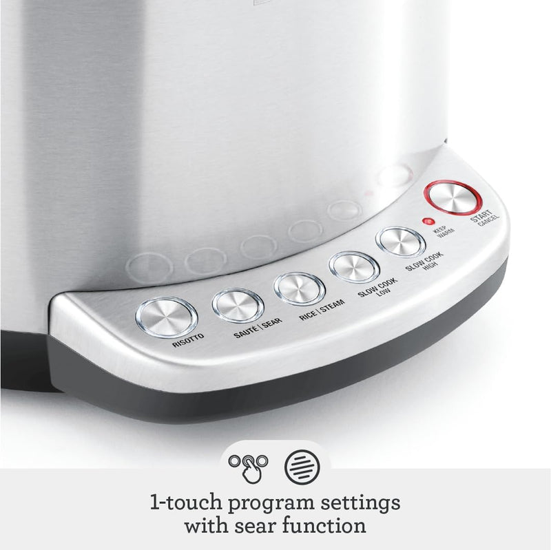 Risotto Plus Multi Cooker with Stir Brushed Stainless
