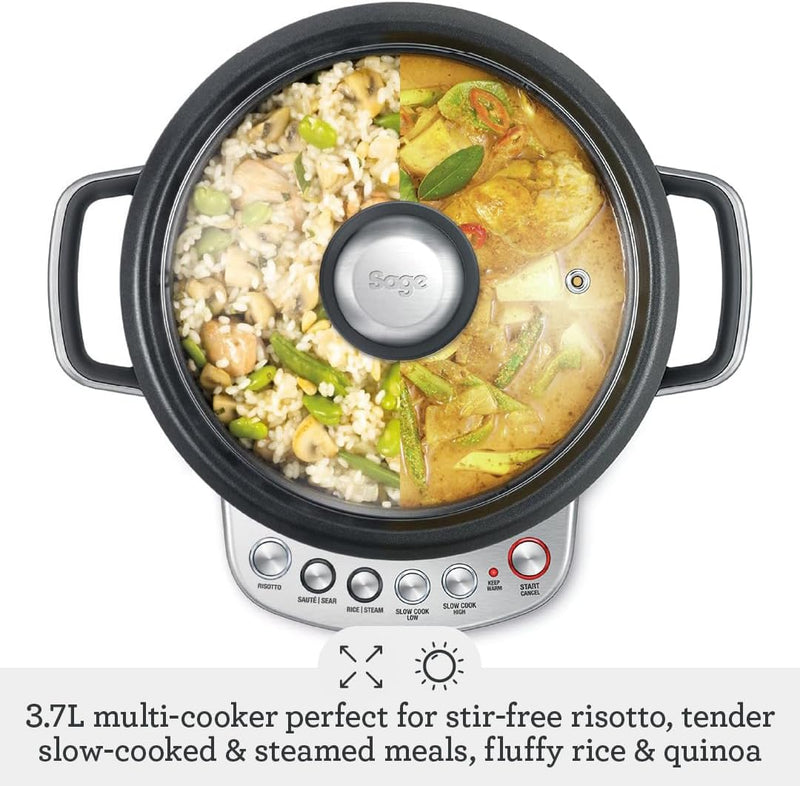 Risotto Plus Multi Cooker with Stir Brushed Stainless