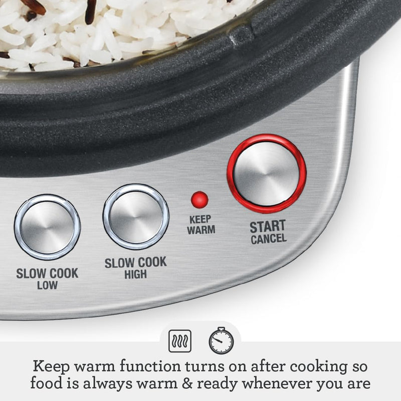 Risotto Plus Multi Cooker with Stir Brushed Stainless