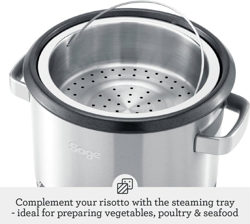 Risotto Plus Multi Cooker with Stir Brushed Stainless