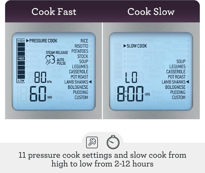Risotto Plus Multi Cooker with Stir Brushed Stainless