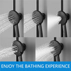 Thermostat Shower Set with Overhead Thermostatic Mixer