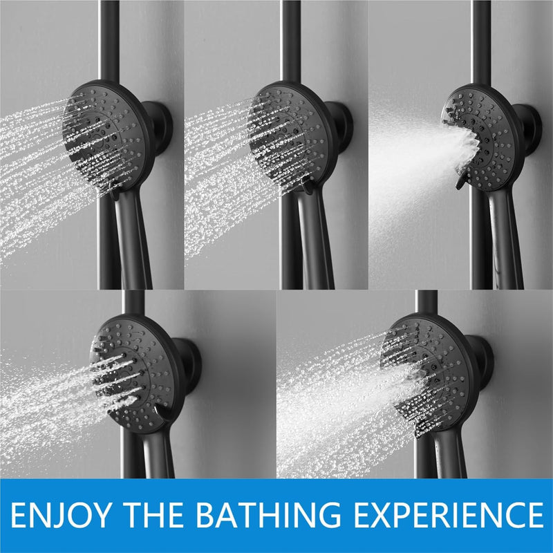 Thermostat Shower Set with Overhead Thermostatic Mixer