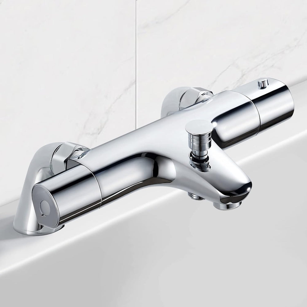 Thermostatic Bath Shower Mixer Bar Anti Scald 38