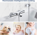 Thermostatic Bath Shower Mixer Bar Anti Scald 38