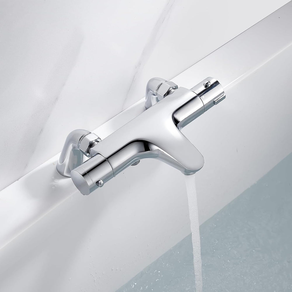 Thermostatic Bath Shower Mixer Tap Deck Mounted Bar