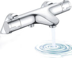 Thermostatic Bath Shower Mixer Tap Deck Mounted Bar
