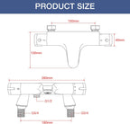 Thermostatic Bath Shower Mixer Tap Deck Mounted Bar