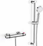 Thermostatic Bath Shower Mixer Tap Deck Mounted Taps