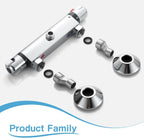 Thermostatic Bath Shower Mixer Tap Deck Mounted Tub
