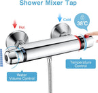 Thermostatic Bath Shower Mixer Tap Deck Mounted Tub