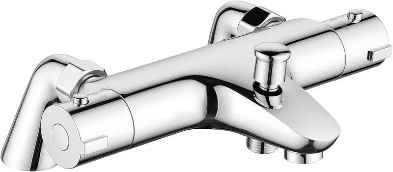 Thermostatic Bath Shower Mixer Tap Set Solid Brass