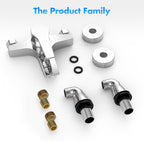 Thermostatic Bath Shower Mixer Tap Wall Mounted Bar