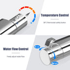 Thermostatic Bath Shower Mixer Tap Wall Mounted Bar