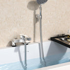 Thermostatic Bath Shower Mixer Tap Wall Mounted Bar