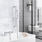 Thermostatic Bath Shower Mixer Tap with Riser Kit
