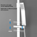 Thermostatic Shower Mixer Adjustable Height Set Bathroom System