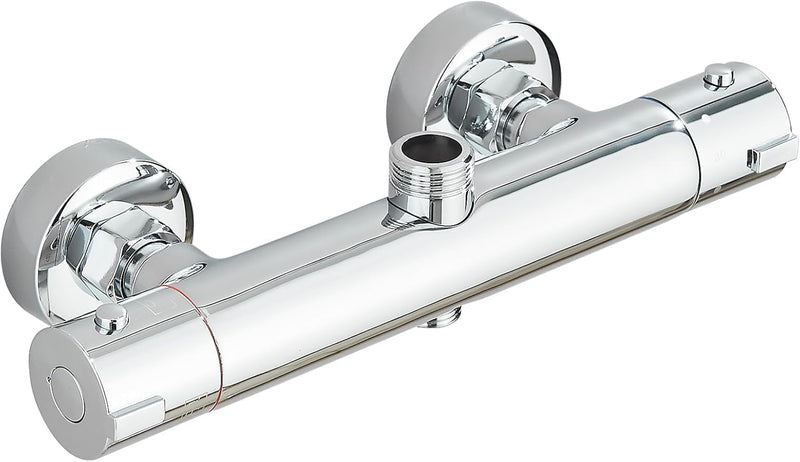 Thermostatic Shower Mixer Bar 2 Outlet Wall Mounted