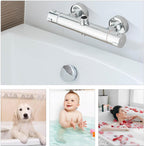 Thermostatic Shower Mixer Bar 2 Outlet Wall Mounted