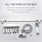 Thermostatic Shower Mixer Bar with Riser Kit Chrome