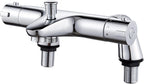 Thermostatic Shower Mixer Bar with Riser Kit Chrome