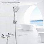 Thermostatic Shower Mixer Bar with Riser Kit Chrome