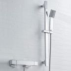 Thermostatic Shower Mixer Bar with Riser Kit Chrome
