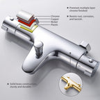 Thermostatic Shower Mixer Bar with Riser Kit Chrome