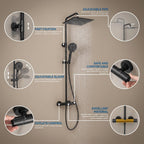 Thermostatic Shower Mixer Set 25CM Rainfall Head