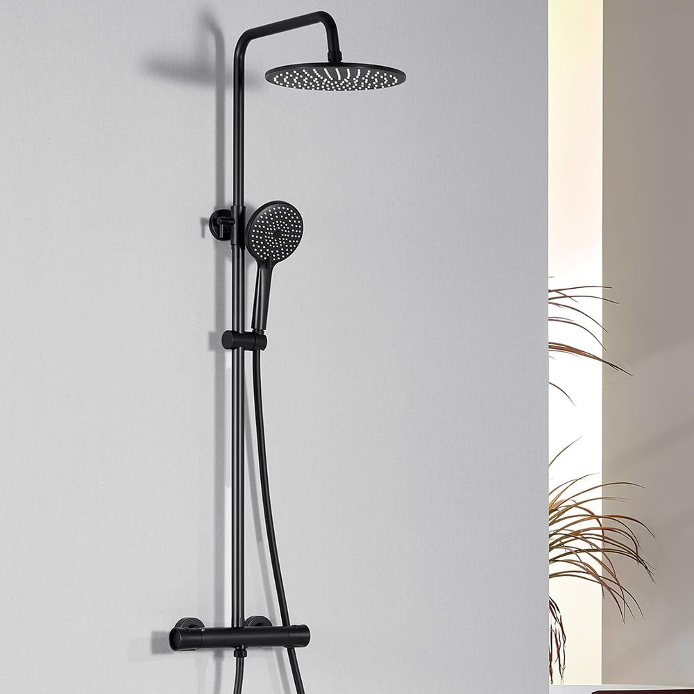Thermostatic Shower Mixer Set 25CM Rainfall Head
