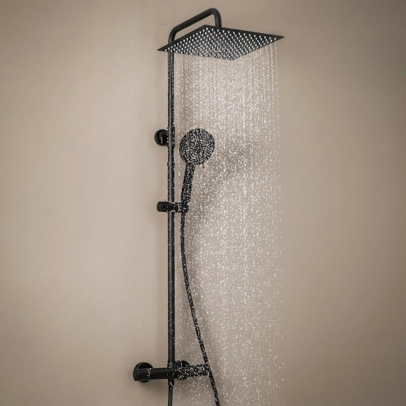 Thermostatic Shower Mixer Set 25CM Rainfall Head