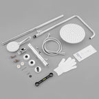 Thermostatic Shower Mixer Set 25CM Rainfall Head