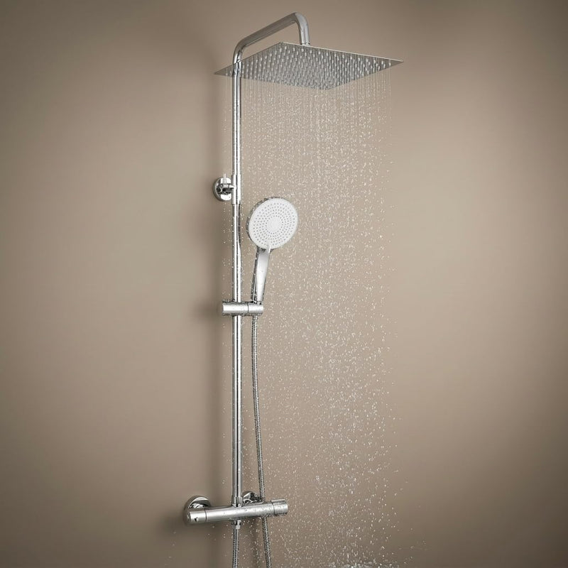 Thermostatic Shower Mixer Set 25CM Rainfall Head