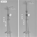 Thermostatic Shower Mixer Set 25CM Rainfall Head