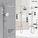 Thermostatic Shower Mixer Set 25CM Rainfall Head