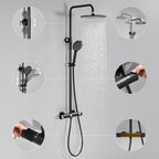 Thermostatic Shower Mixer Set 25CM Rainfall Head