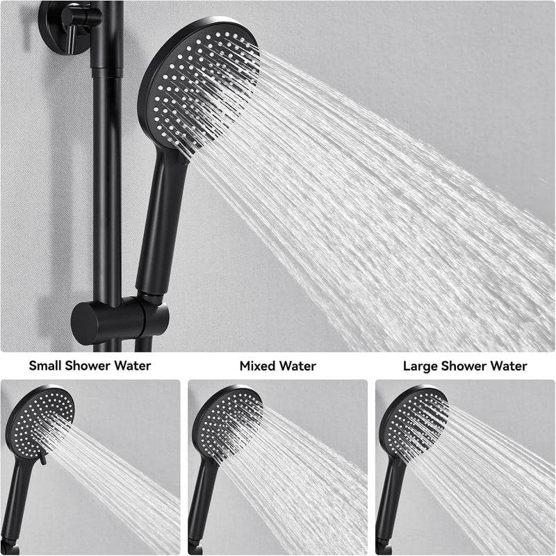 Thermostatic Shower Mixer Set 25CM Rainfall Head