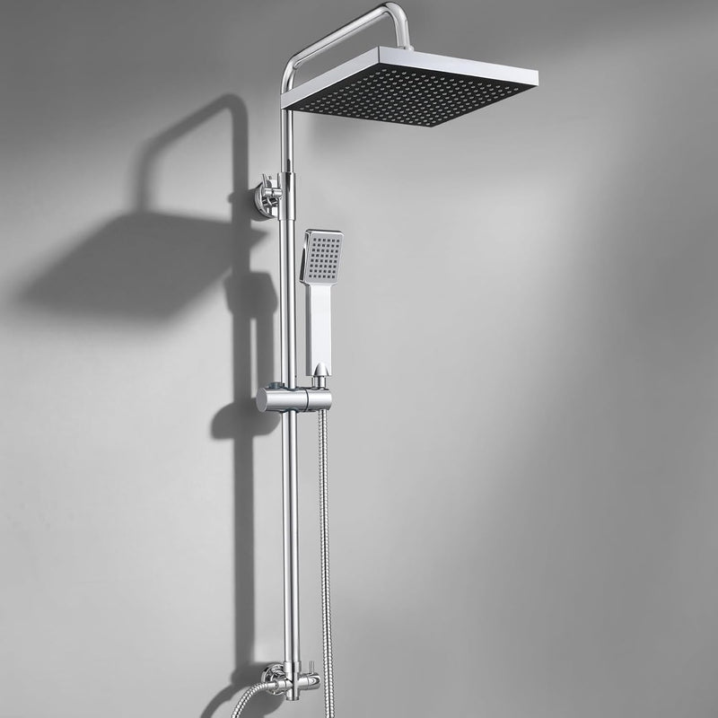 Thermostatic Shower Mixer Set 5 Jet Types Hand